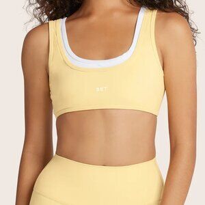 SET Active Airluxe Breathe Layer Scoop Bra Butter M